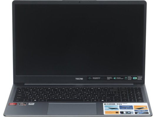 Ноутбук Tecno MegaBook K15SFA/71005000403/Ryzen 5-7535HS/16Gb/1Tb/15,6 FHD IPS/Win11 серый